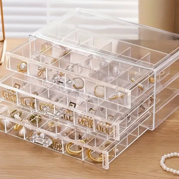 Limited Edition 72 Grid Jewelry Grid + Makeup Organizer Bundle - Picture 2 of 3